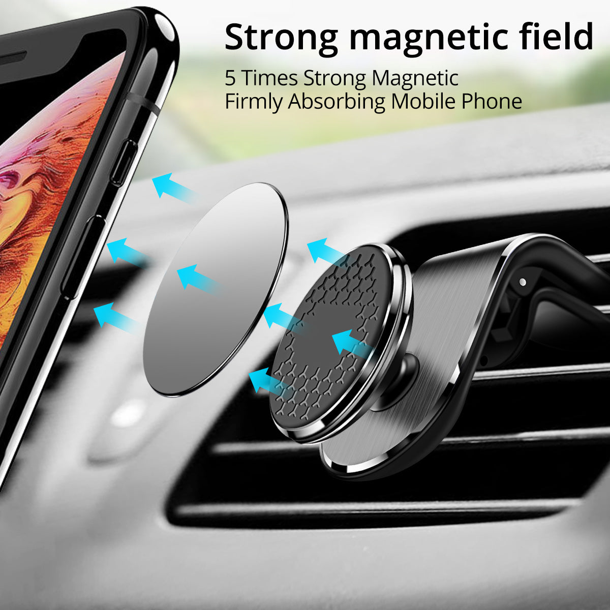 360° Magnetic Air Vent Phone Mount