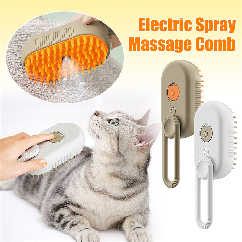 3-in-1 Pet Grooming Mist Brush